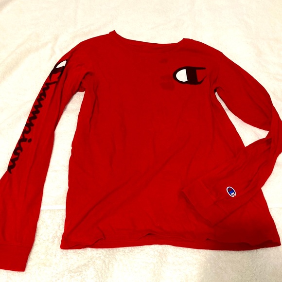 Champion red full sleeve shirt - Picture 1 of 4